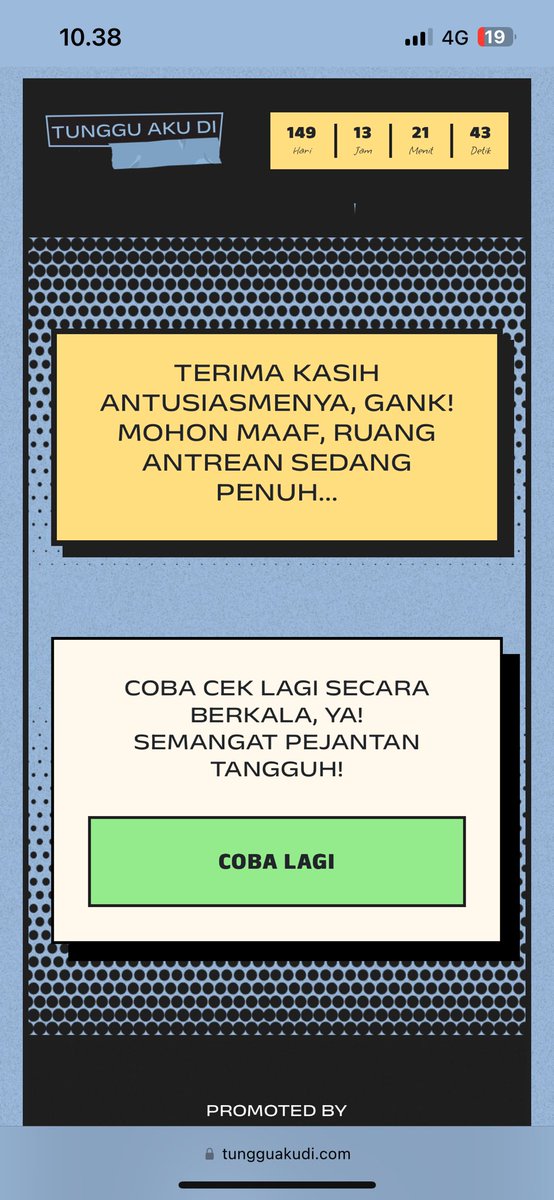 ICApekdehh's tweet photo. gak taulah mas duta, saya capek nunggunya😭😭

WTB FESTIVAL ATAU CAT3 Sheila on 7 dibandung!!! https://t.co/wVRa9iuLCJ