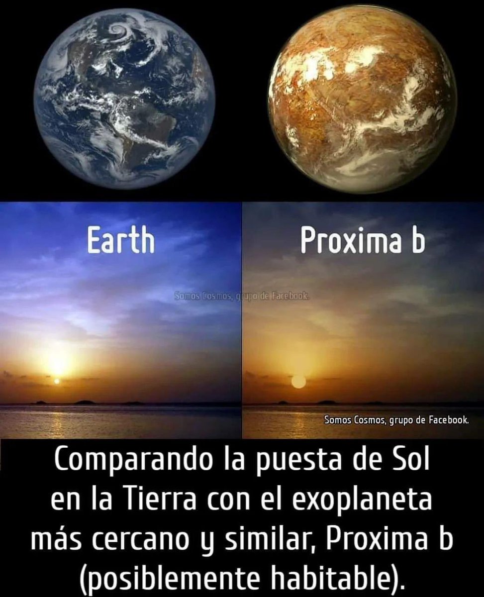 Próxima b, un exoplaneta rocoso, orbita la estrella Próxima Centauri en la zona habitable, donde el agua podría existir en estado líquido. Con una masa 1.3 veces la de la Tierra y a solo 7 millones de kilómetros de su estrella, es potencialmente habitable. Descubierto en