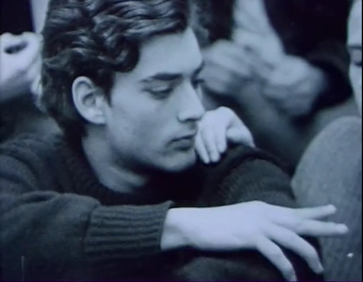 r.i.p. Paul Auster, seen here as a Columbia undergrad participating in the 1968 uprising in a shot from Peter Whitehead’s THE FALL
