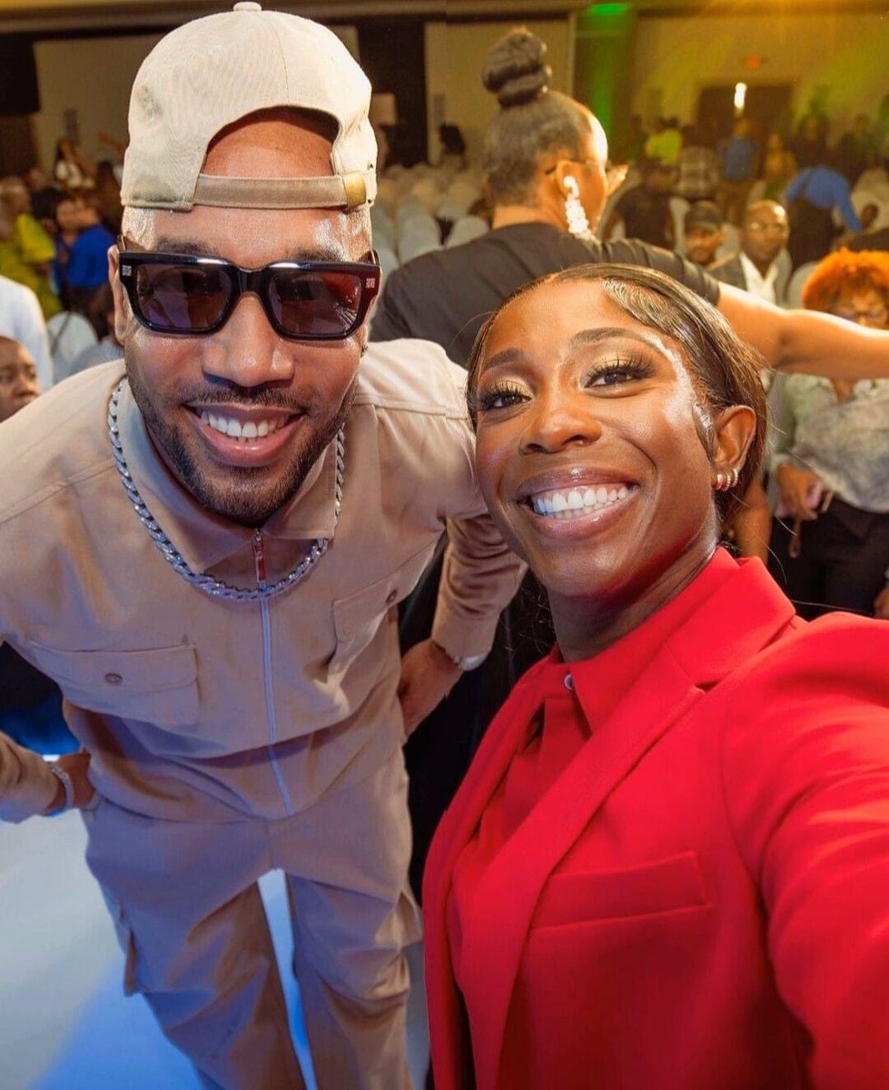 Few represent ageing like fine wine better than these two, Cham and Shelly-Ann Fraser-Pryce 😎