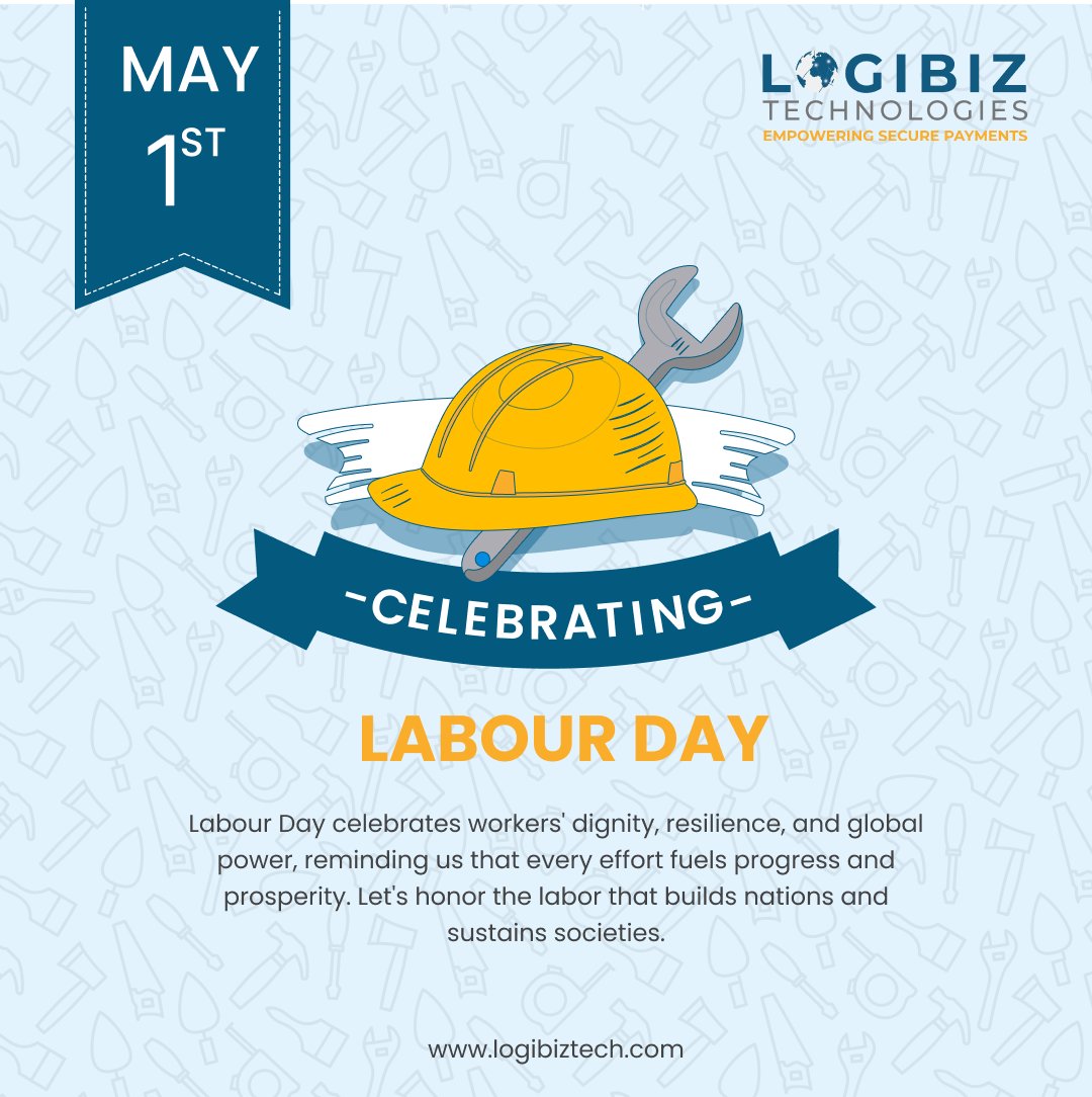 🎉 Happy Labour Day! 🛠️ Today, we honor workers worldwide for their hard work and dedication. Your contributions make a difference every day. Cheers to you, the backbone of our society! #LabourDay #WorkersDay #CelebrateHardWork