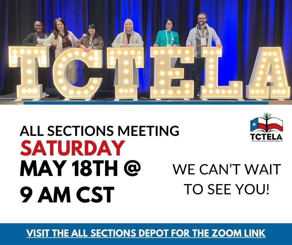 Mark your calendars because the TCTELA All Sections Meeting is bringing you a “May-nificent” ending to the 23-24SY! Join us for a morning of learning, networking, and maybe a few laughs. Check out the details here: sites.google.com/view/allsectio… #TCTELA #AllSectionsMeeting