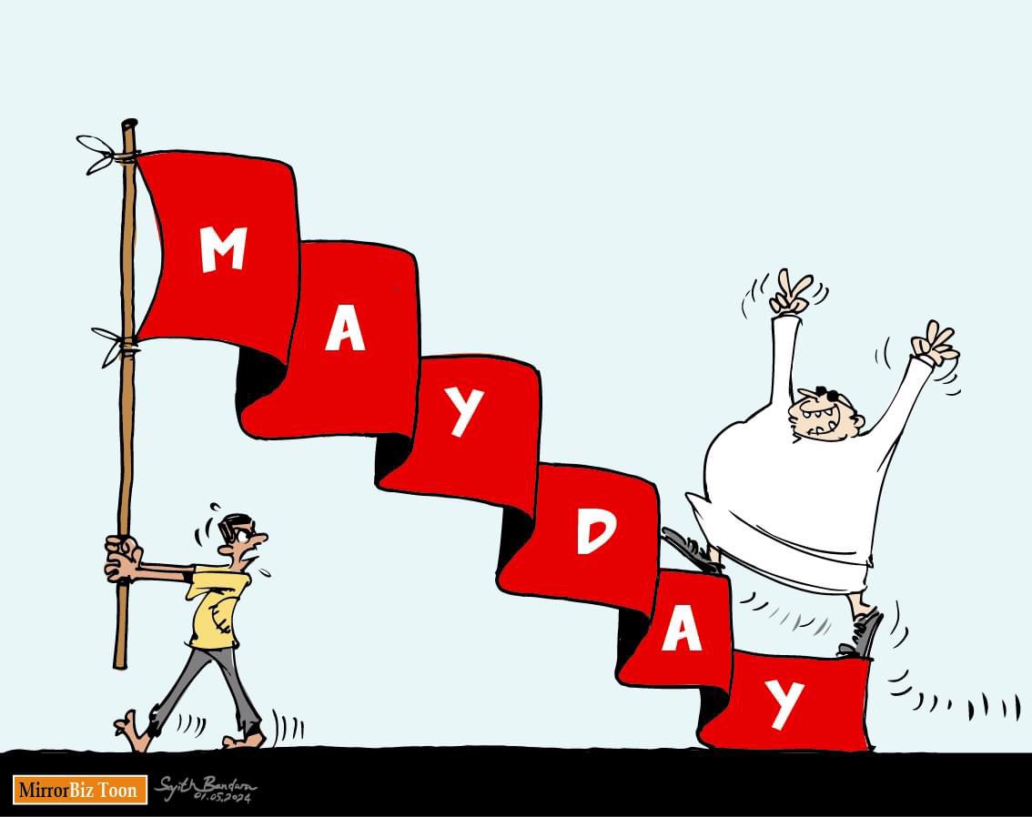 Cartoon by @tmdsbekanayaka #lka #SriLanka #MayDay #MayDay2024