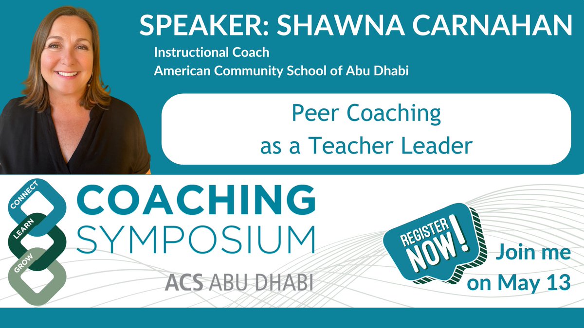Wondering how you can coach peers? @CarnahanShawna is a pro! Attend our Coaching Symposium to learn from Shawna and many others. 🔜Register before May 2: buff.ly/3UrjAHL #ACScoach @acsabudhabi #instructionalcoach