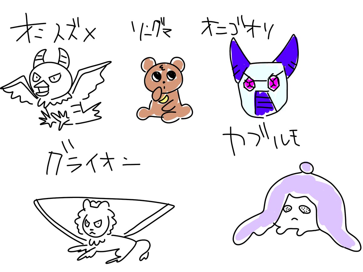 姉とやった「名前と記憶と感覚で描くポケモンおえかき」 