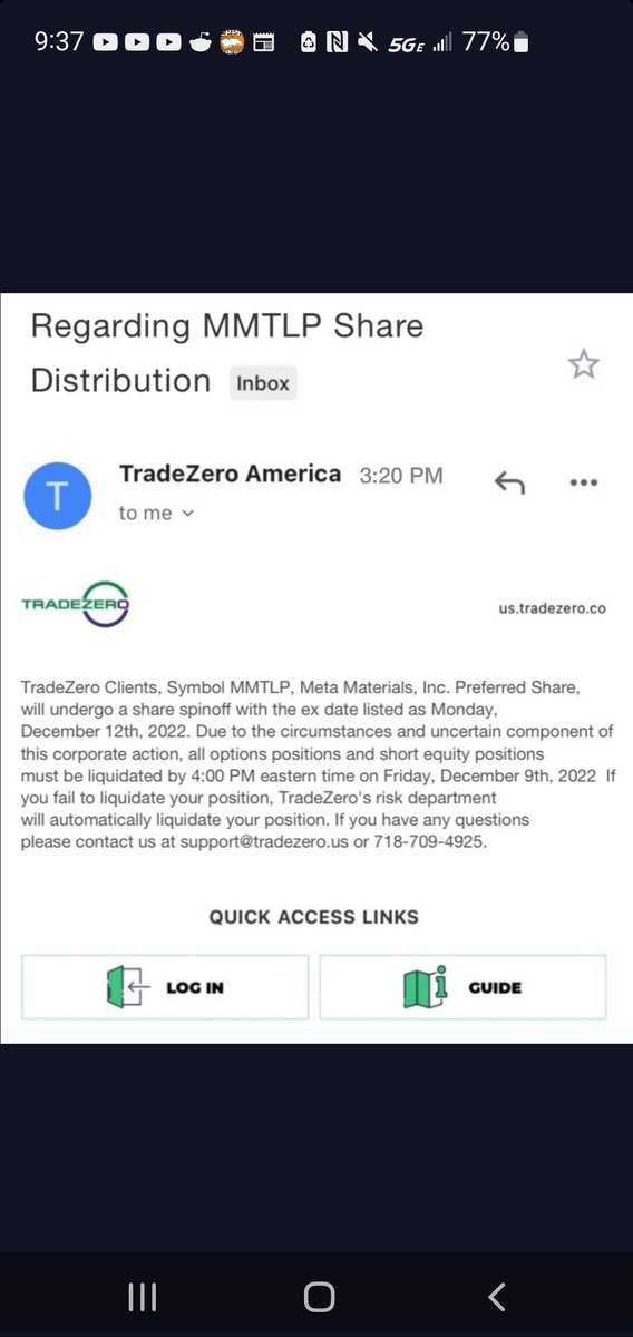“Not a single broker said they were going to force close”? Bullshit. You think you know everything, and you MAY know a lot about market mechanics, but in the process of displaying your arrogance, you also display that you don’t know SHIT about $MMTLP. So please just 🤫. Thanks.