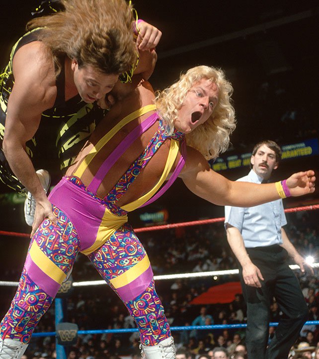 📸 WWF Action Shot! #WWF #WWE #Wrestling #MartyJannetty #JeffJarrett