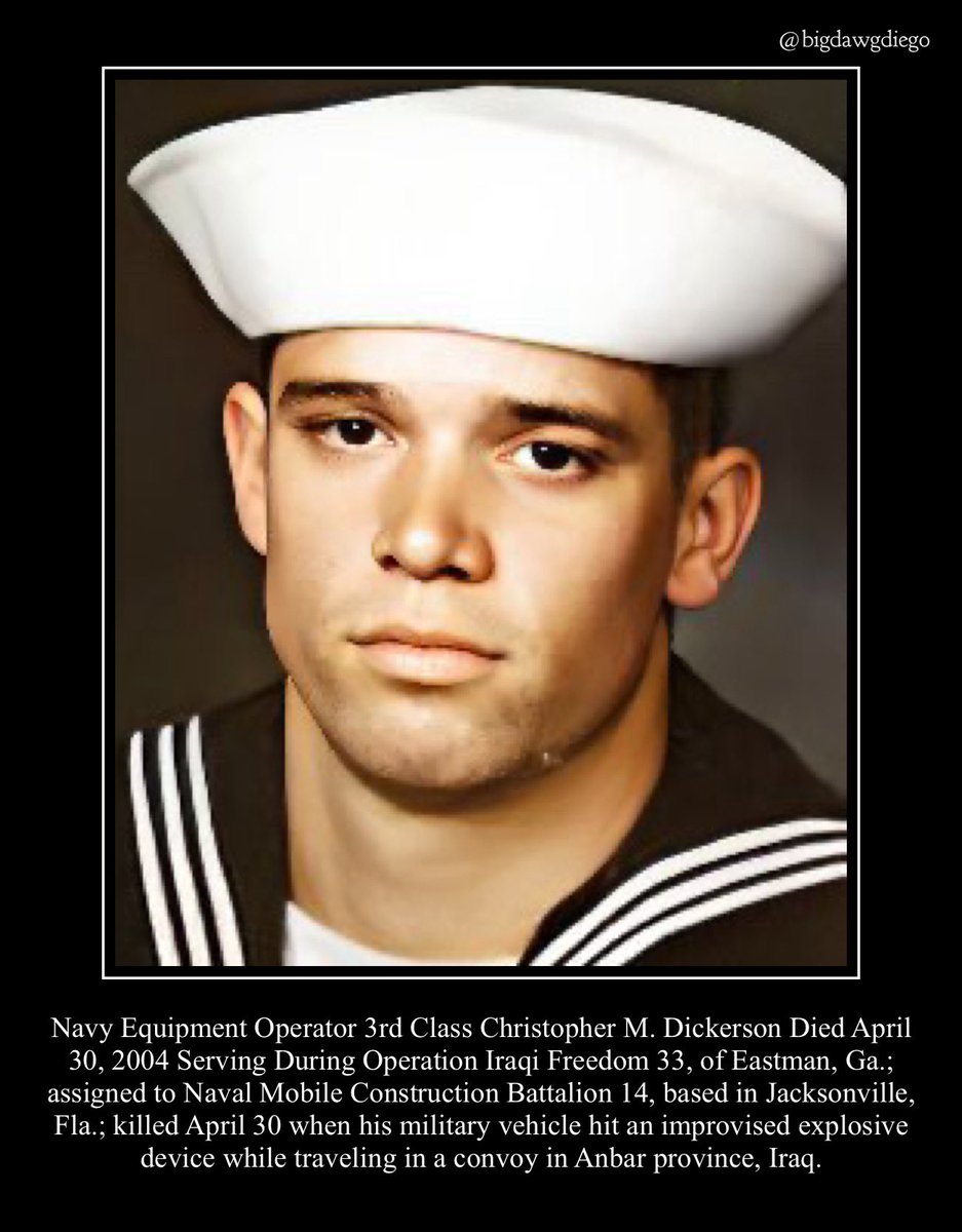 Say no man is truly Dead until he is Forgotten, so Today I say your name so you are not.” #nooneleftbehind #rememberthefallen #usnavy #navalmobileconstructionbattalion14