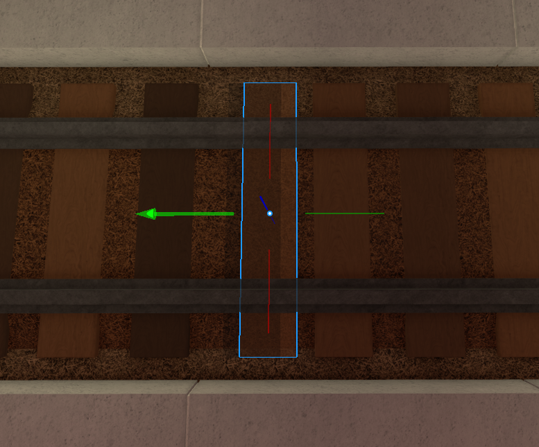 Insane Roblox Trivia: We could not color parts any color we wanted back in 2013. So I placed transparent black parts over every brown railroad tie. Then I changed the black transparency to create varying shades of brown. 🤯