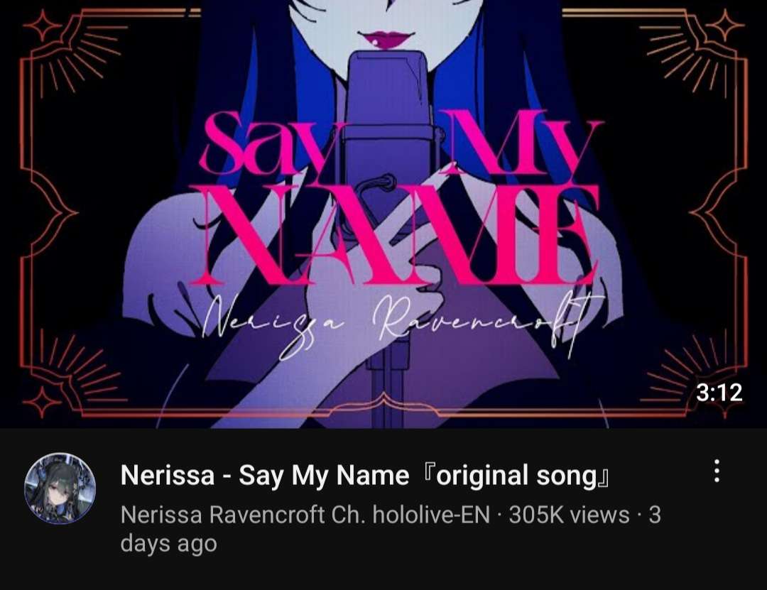 Want to thank you guys SO much for the amazing support on 'Say My Name'! Already 300,000 views!

So happy to hear you guys are enjoying the song 🖤 I hope you'll sub to my YouTube and Spotify, and continue to enjoy my music releases!

MV: youtube.com/watch?v=x_fkTc…
Streaming/DL:…