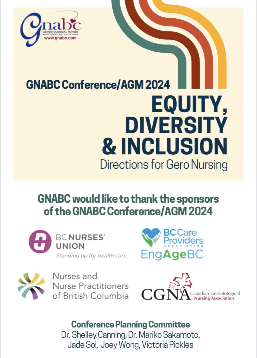 Joey Wong (@joeywong_oy) on Twitter photo Still have time to register!
The <a href="/GNABC1/">GNABC</a> conference on May 4 🤩
Attend for free if you are interested in diversity and equity in older adult care!
<a href="/cgna_ca/">Canadian Gerontological Nursing Association</a> <a href="/shelley_canning/">Dr. Shelley Canning RN PhD</a> <a href="/UBCNursing/">UBC Nursing</a> <a href="/MarikoSakamoto1/">Mariko Sakamoto, RN, PhD</a> <a href="/nurselillian/">Dr. Lillian Hung 🇨🇦</a> <a href="/LilyRen62385572/">Lily Ren</a> @jrubel21 <a href="/elainemmoody/">Elaine Moody PhD RN</a> <a href="/KellyBaskervil1/">Kelly Baskerville</a> Still have time to register!
The <a href="/GNABC1/">GNABC</a> conference on May 4 🤩
Attend for free if you are interested in diversity and equity in older adult care!
<a href="/cgna_ca/">Canadian Gerontological Nursing Association</a> <a href="/shelley_canning/">Dr. Shelley Canning RN PhD</a> <a href="/UBCNursing/">UBC Nursing</a> <a href="/MarikoSakamoto1/">Mariko Sakamoto, RN, PhD</a> <a href="/nurselillian/">Dr. Lillian Hung 🇨🇦</a> <a href="/LilyRen62385572/">Lily Ren</a> @jrubel21 <a href="/elainemmoody/">Elaine Moody PhD RN</a> <a href="/KellyBaskervil1/">Kelly Baskerville</a>