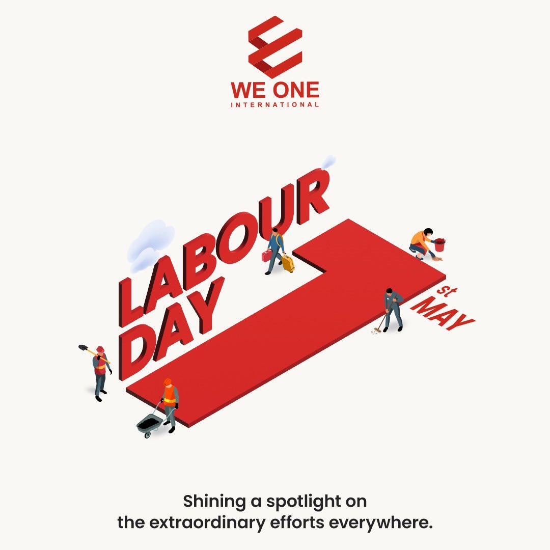 Happy Labour Day! Let's celebrate the extraordinary for the individuals whose remarkable efforts go above and beyond, we salute you.

#LabourDay2024 #CelebratingWorkers #ThankYouWorkers