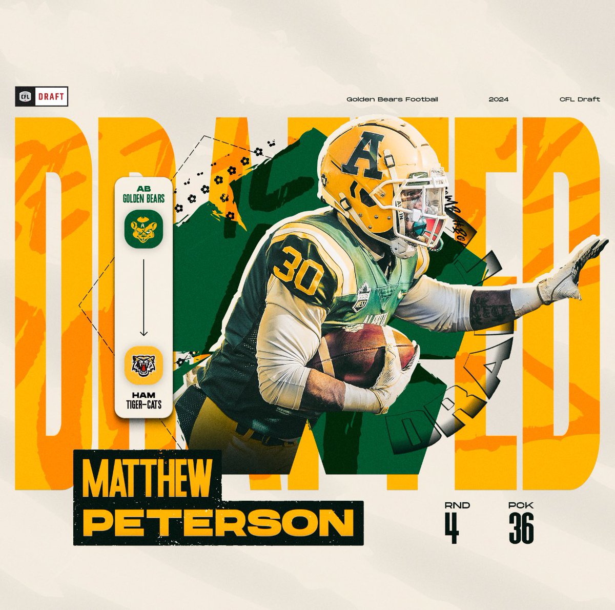 Congratulations to Canada West player of the year Matthew Peterson! Another Bear off the board!