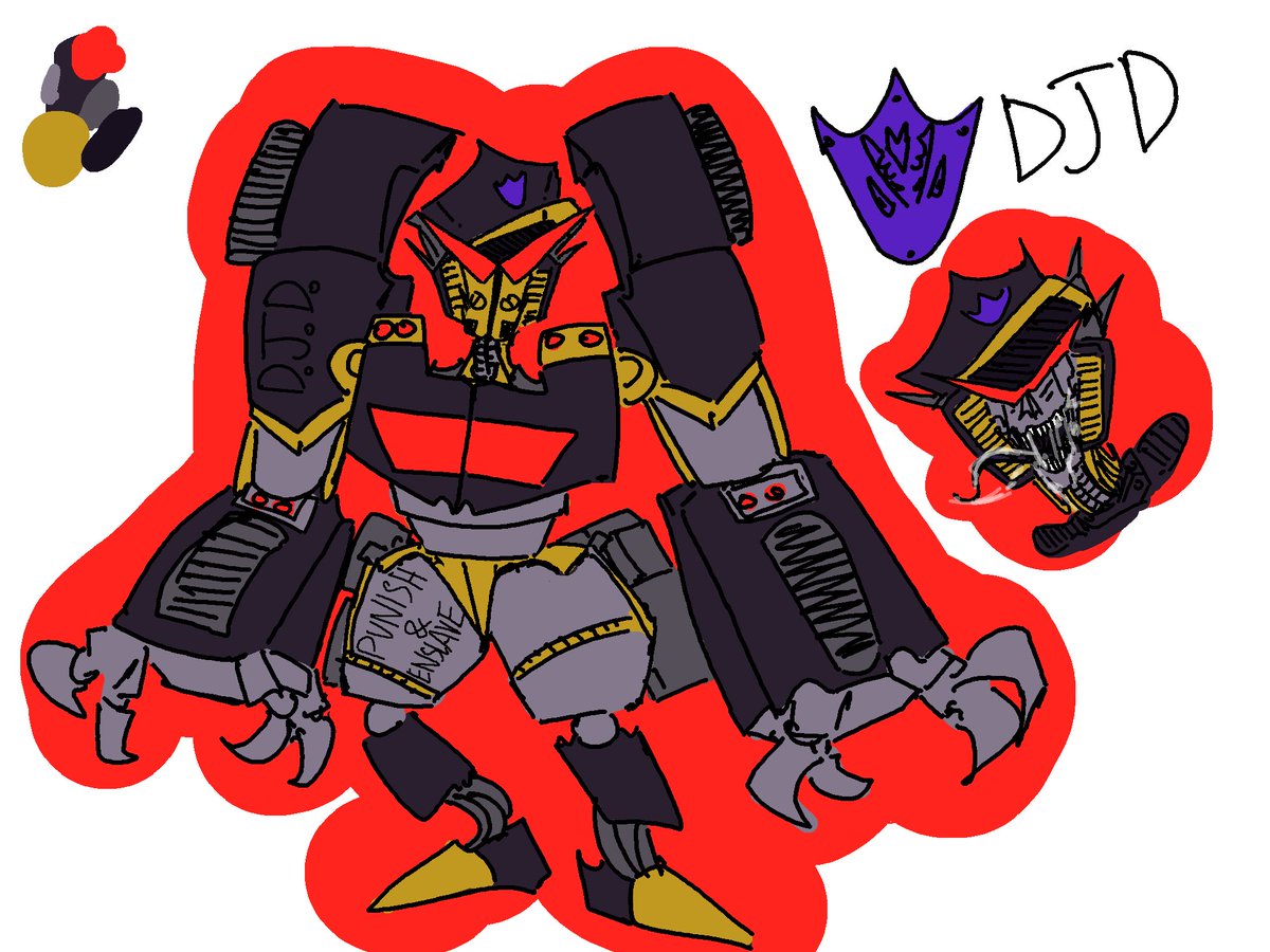 My AU Barricade design! 

A member of the DJD, Barricade is a maniacal and sadistic police officer tasked with capturing/killing the Autobot Mirage. 

If she fails her mission, she will be killed, a common practice among the DJD

Despite this, she has avoided killing Mirage…