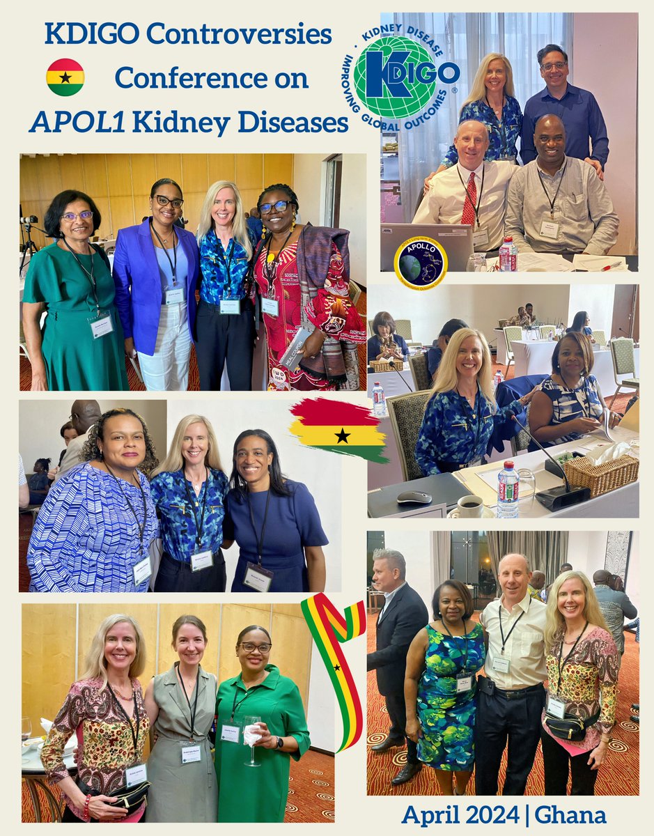 🙌🏾@ApolloNetwork13 members join @goKDIGO ‘Controversies Conference on #APOL1 #KidneyDiseases’ Ghana🇬🇭, Africa🌍 🤝🏽Vigorous international dialogue to help guide #KDIGO & 🌏on management➕ future research in APOL1 kidney diseases🧬 | @nicholejeff | @GbadegesinLab | @KristaLentine🤝🏽