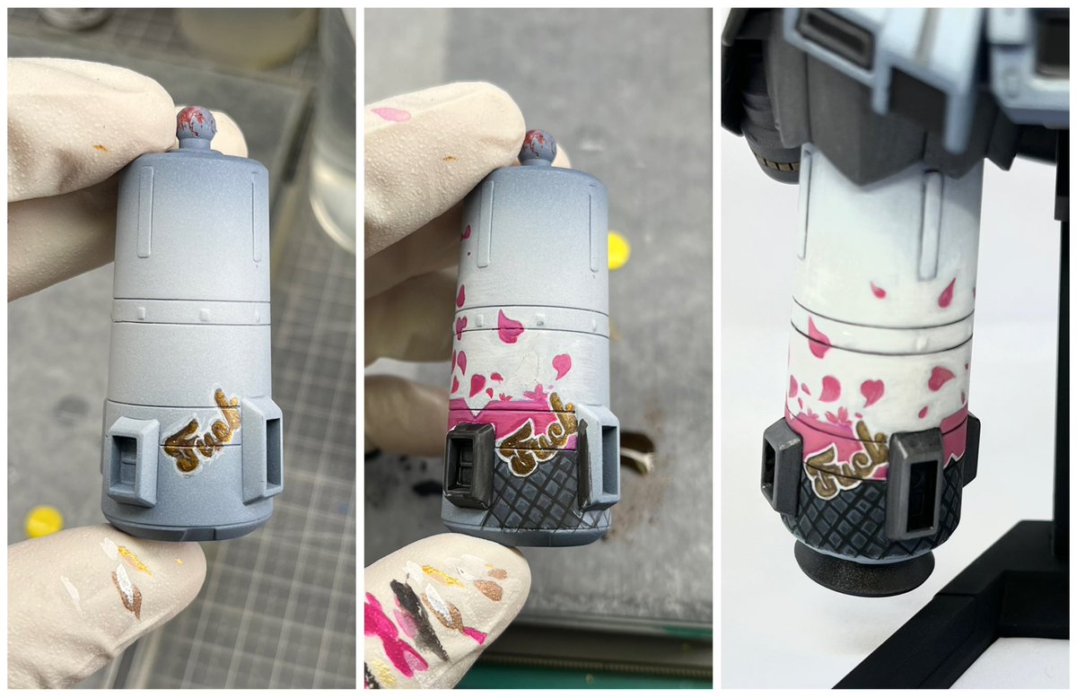 felix613woo's tweet photo. Free hand painted details
手描きのディテール

SD Kson 総長專用 ネオ・ジオング 
SD Kson Souchou's Neo-Zeong

#ksonART https://t.co/kvKpf7QhoI