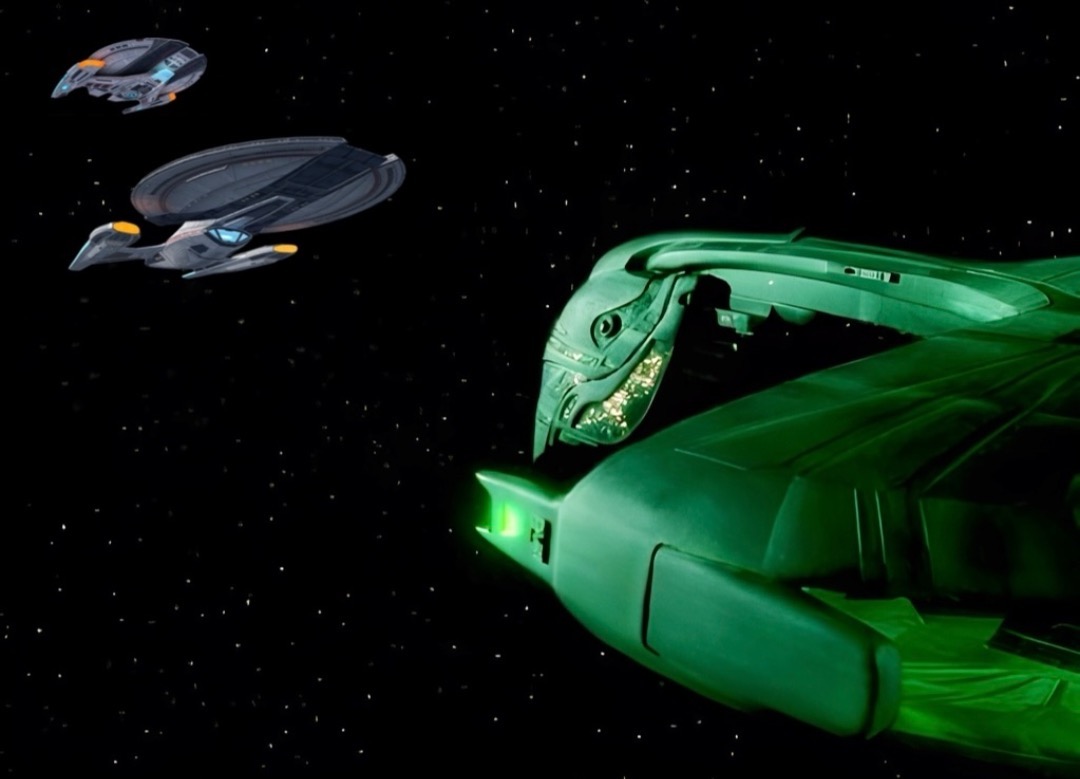 startrek_ships's tweet image. Hypothetical showdown #TitanScienceDestroyer and the #EdisonClass vs #Dderidex warbird dlvr.it/T6Fb64