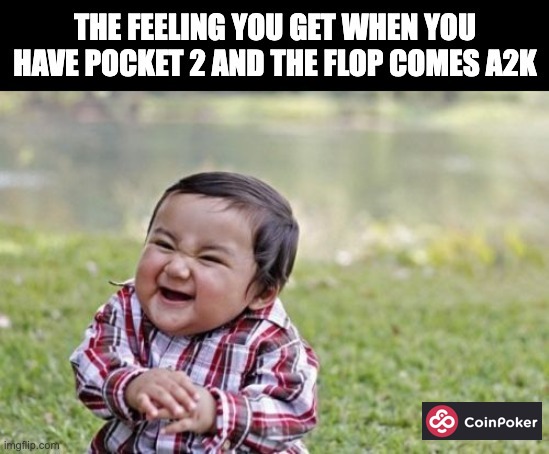 One of the best feelings in poker, for sure! 😜
#CryptoPoker #OnlinePoker