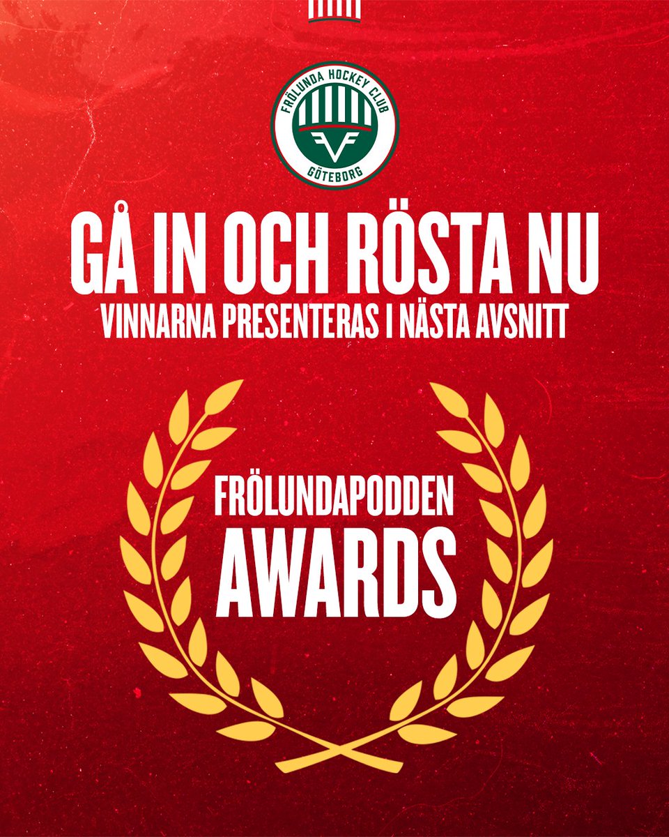 Frölundapodden ska avsluta säsongen och det gör vi med Frölundapodden Awards! Du röstar, Ellen och Niclas presenterar vinnarna i nästa avsnitt. Högt och lågt! Hjälp oss att utse säsongens vinnare från våra två a-lag. Rösta här: frolundahockey.insurvey.com/-/FA870004FF679