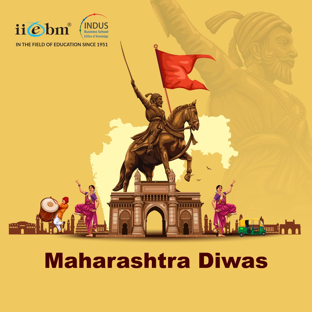 Celebrating the spirit of Maharashtra Diwas with the future leaders at IIEBM. Here's to the land that inspires us to blend tradition with innovation in management education. 🌟
#MaharashtraDiwas #ManagementEducation #LeadersOfTomorrow#MBA #PGDM #Education #IIEBM #IIEBMPune