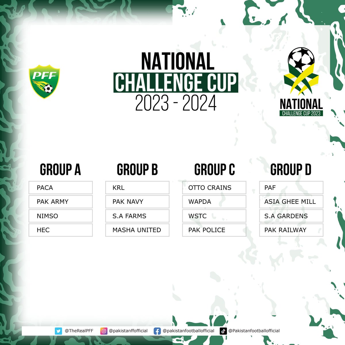 3, 2, 1.... Action !!!!  Guys, Round-2 of The National Challenge Cup 2023-2024 kicks off today, in Islamabad! ⚽ .

Really excited for the teams a d lads competing at the very competitive level. #PakutanFootball

#pakistanfootball #dilsayfootball #shaheens #nationalchallengecup