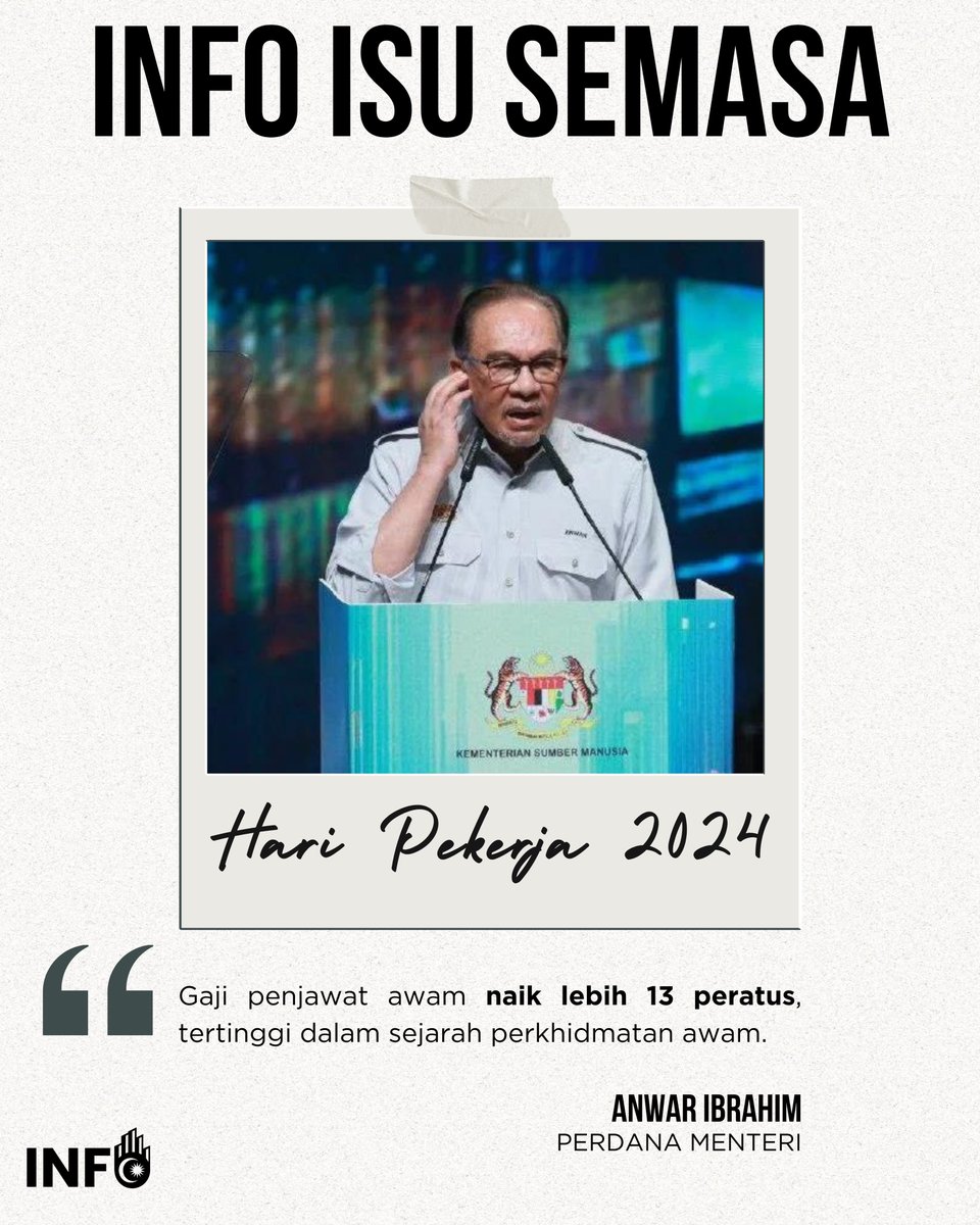 Gaji penjawat awam naik lebih 13 peratus, tertinggi dalam sejarah perkhidmatan awam - <a href="/anwaribrahim/">Anwar Ibrahim</a>