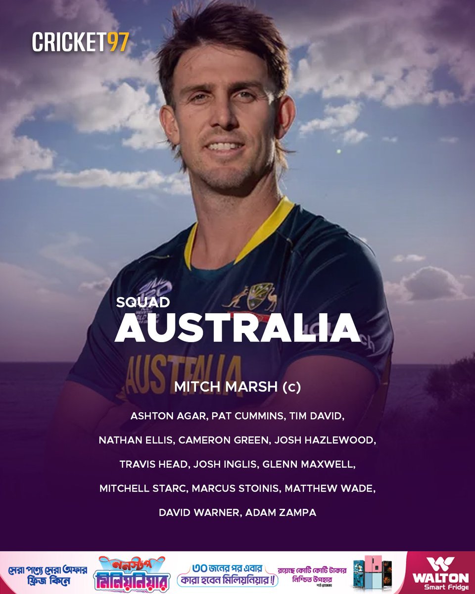 No Steve Smith, Jake Fraser-McGurk in Australia's T20 World Cup Squad #T20WorldCup2024 #AustraliaSquad