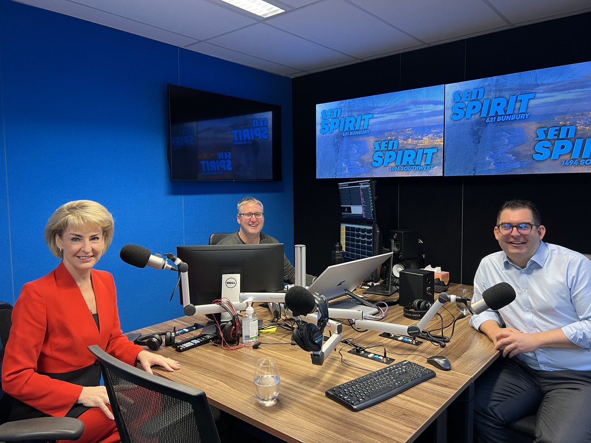 Great start to the morning in Bunbury on SENSpirit Radio with Ben Small Liberal for Forrest & SENspirit host Jarred O’Brien. Talking about the issues raised with Ben & I including: Albo’s Ute Tax, negative impact of Labor’s IR laws on small business & the cost of living crisis