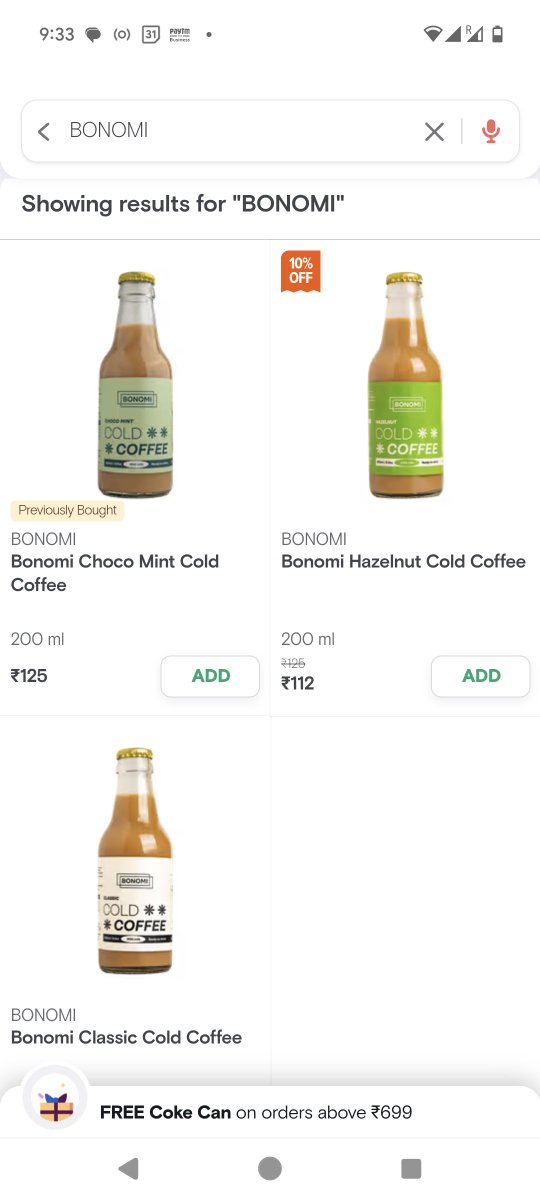 Hello folks in Chennai, we are now live on instamart with three cold coffee flavors. Pls try our cold coffees , made with a lot of love and effort. Cheers!