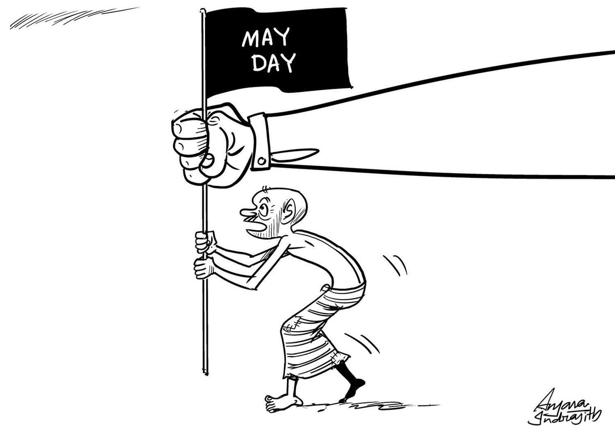 “Daily News” cartoon by Anjana Indrajith #lka #SriLanka #MayDay #MayDay2024