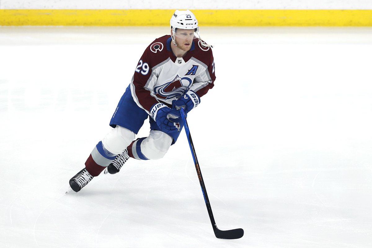 The @Avalanche are the 4th team in NHL history to start the playoffs with five straight 5-goal games. 🔥 They join the 1980-81 Islanders, 1984-85 Blackhawks, and the 1993-94 Rangers. #NHL | #GoAvsGo