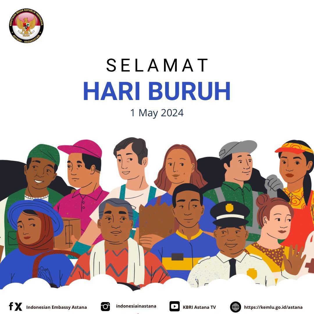 Hari Buruh mari kita rayakan semangat dan perjuangan pekerja di seluruh dunia. #HidupBuruh #HariBuruhInternasional