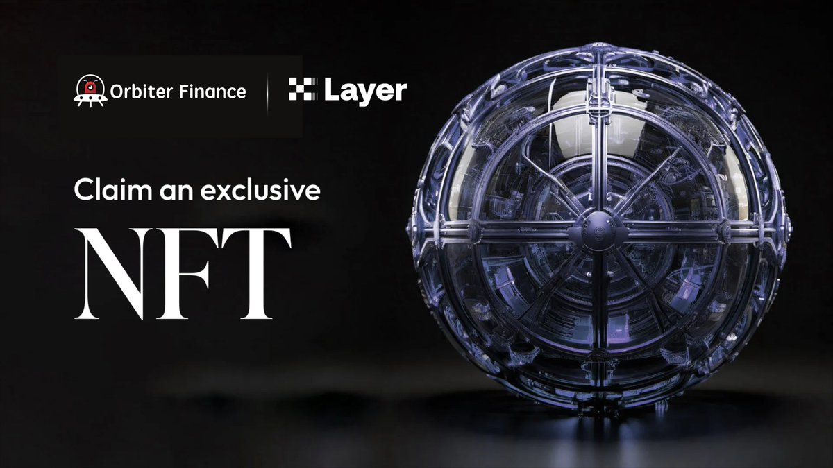 🎉 More exciting rewards coming for the celebration of @XLayerOfficial Mainnet Launch. 🎁 Join the campaign on Intract & bridge to X Layer Mainnet via Orbiter Finance to claim an exclusive NFT! 🤩 Don't miss out: intract.io/quest/662a3025…