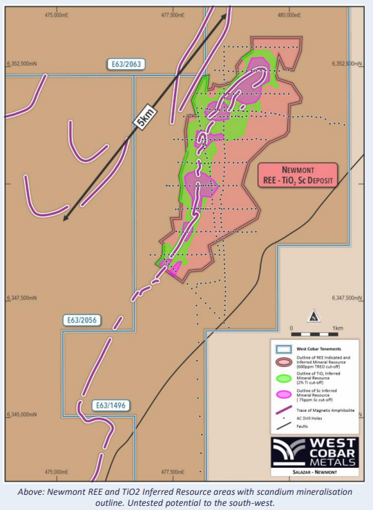 West Cobar has released a new investor deck after declaring a maiden scandium resource for its Salazar critical minerals project in Western Australia.

FULL ANNOUNCEMENT: bit.ly/3Wo0J1Y

$WC1 $WC1.ax #scandium #rareearths #mining #exploration #criticalminerals