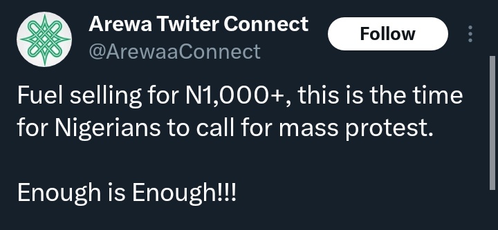 Ohhhh....Arewa can now call for protest???

I'm sorry but protest is haram...una never see any shege...confused people...🚶🚶🚶

You didn't think of this doing the election...
Yasin this mann will use 8year...
Iku pa yin🎉