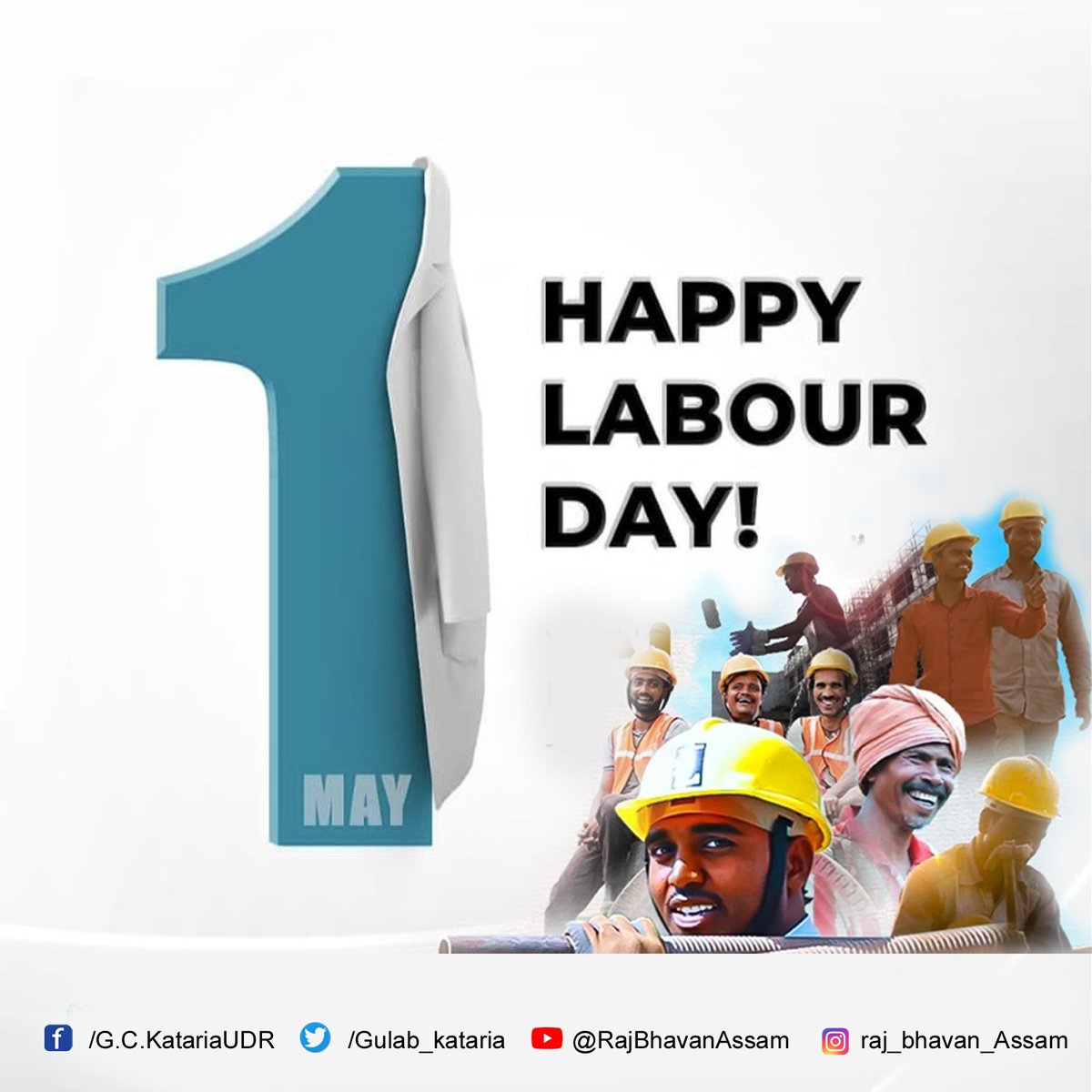 Greetings on #InternationalLabourDay. I extend my tribute to every hardworking individual who dedicates themselves tirelessly each day, enriching their families & society at large. Your efforts are the cornerstone of peace, stability, and the continual process of nation-building.