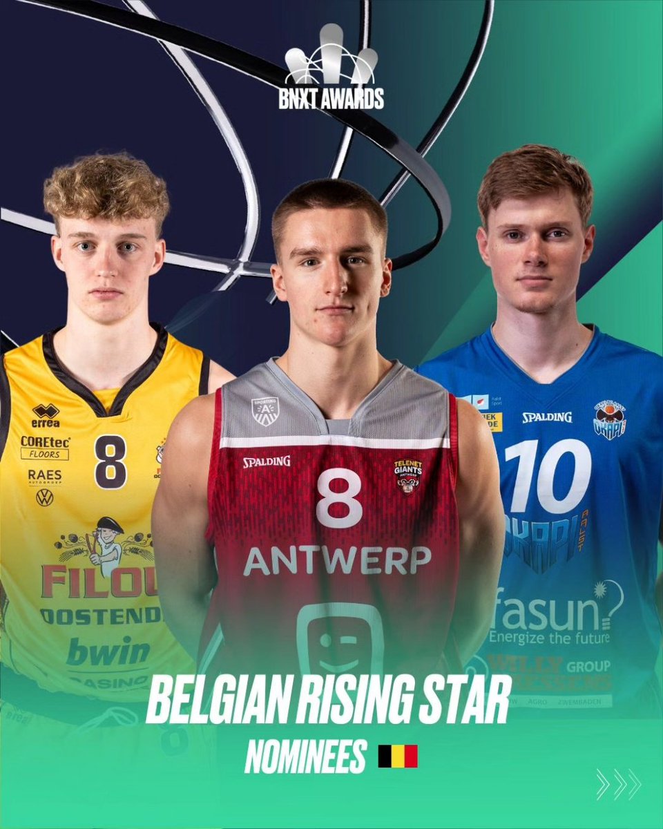 These are your nominees for Belgian Rising Star of the Year🏀🏆