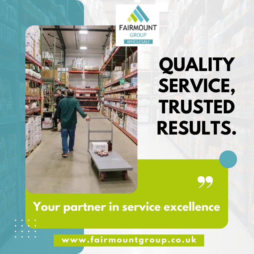 Elevate your business with Fairmount Group Wholesale! 🌟Experience top-notch quality, unparalleled service, and trusted results every time. 💼 Let us be your partner in success. #QualityService #TrustedResults 🚀