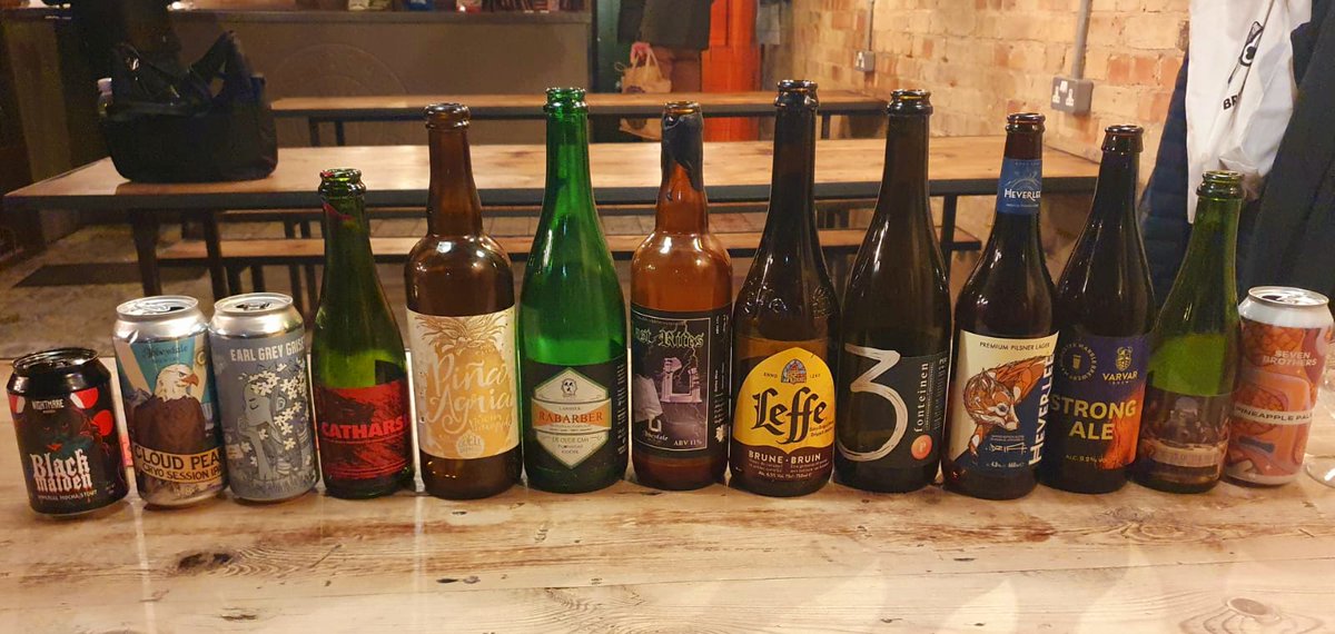 Thanks as ever to Tayte and @beershophitchin for hosting another monthly bottle share last night. Great turnout and some excellent beers again. Cheers all! 🍻