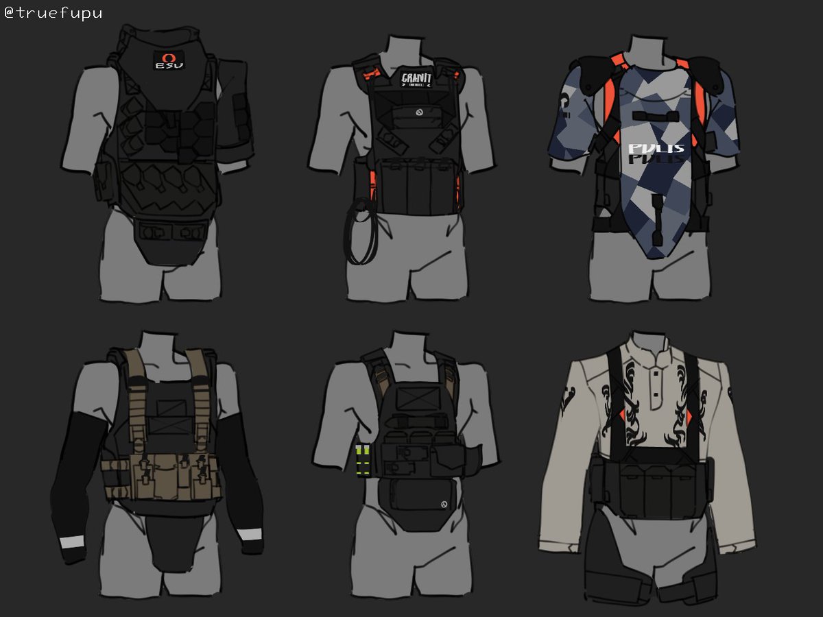 concept: Basalt body armor