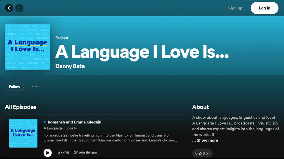 For this #podcast in the series ‘A Language I love is…’, we're travelling high into the Alps, to join #linguist and #translator Emma Gledhill @linguistforsail in the Graubünden/Grisons canton of #Switzerland.
Emma chooses #Romansh, the distinct Romance #language of the region