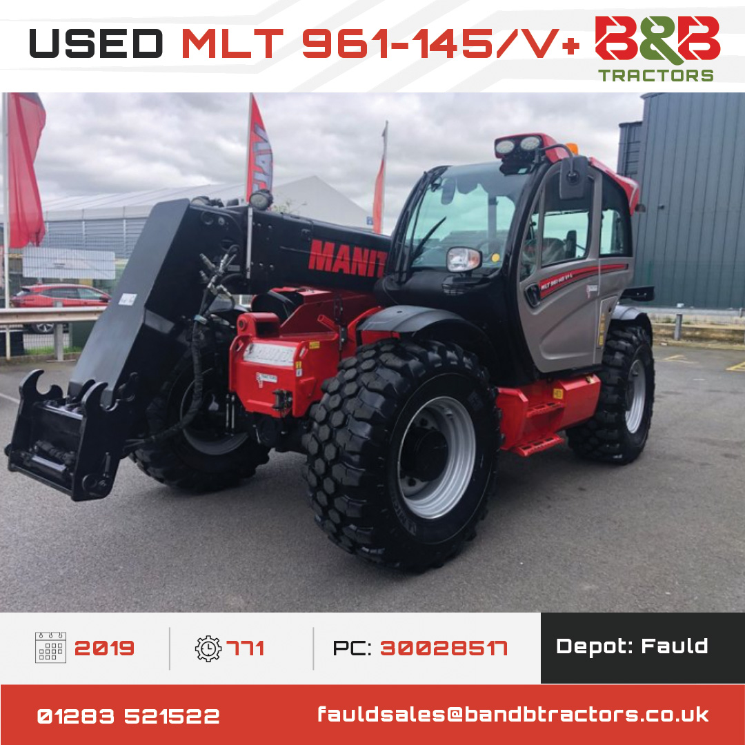 ❗ Used Manitou MLT 961-145/V+ ❗ ✅ Demo Condition ✅ Extra LED Work Lights ✅ Air Conditioning For more information, please visit our website - bandbtractors.co.uk/used-equipment…