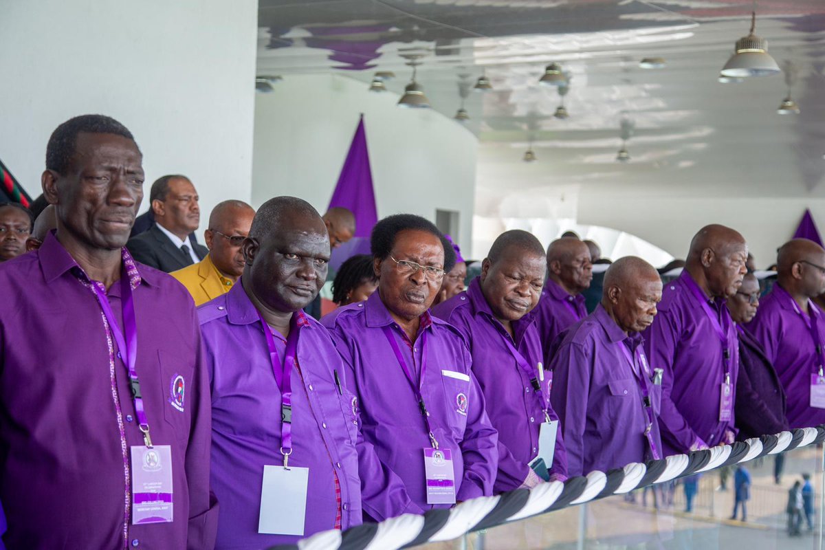 COTU has no young people!   Look at these old faces!   Atwoli and these old people should go home! How do you tell young people that they're the leaders of tomorrow when we have such octogenarians at the forefront?   In fact, Atwoli rarely fights for the interests of workers.