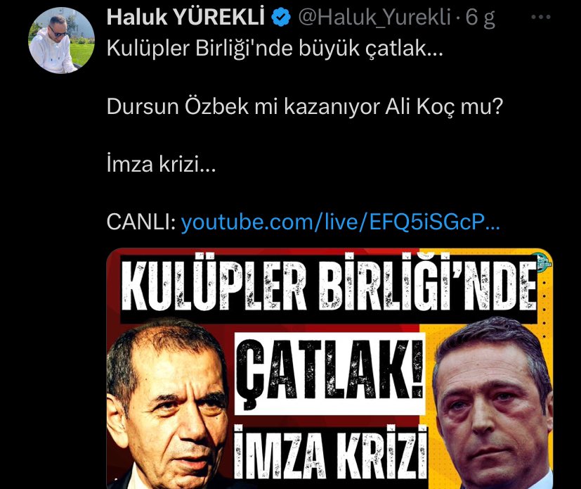 Kulüpler Birliği'nin tek 'çatlağı' yalancı Dursun kazanamadı. FETÖCÜLER kazanamadı. BAZI TERÖRİSTLERİN TUTTUĞU takım kazanamadı. Kayrılmayı, ayrıcalığı ilke edinmiş proje takım kazanamadı. ŞİKEYİ kendisine hak gören takım kazanamadı. İllegaller, yasadışı bahisçiler kazanamadı.…