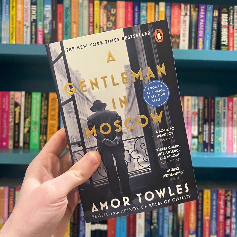 And number 1 this week on the #PillarOfPopularity is A Gentleman in Moscow by Amor Towles. A local book club picked this as their latest read, and they all RUSHED in to pick up a copy!