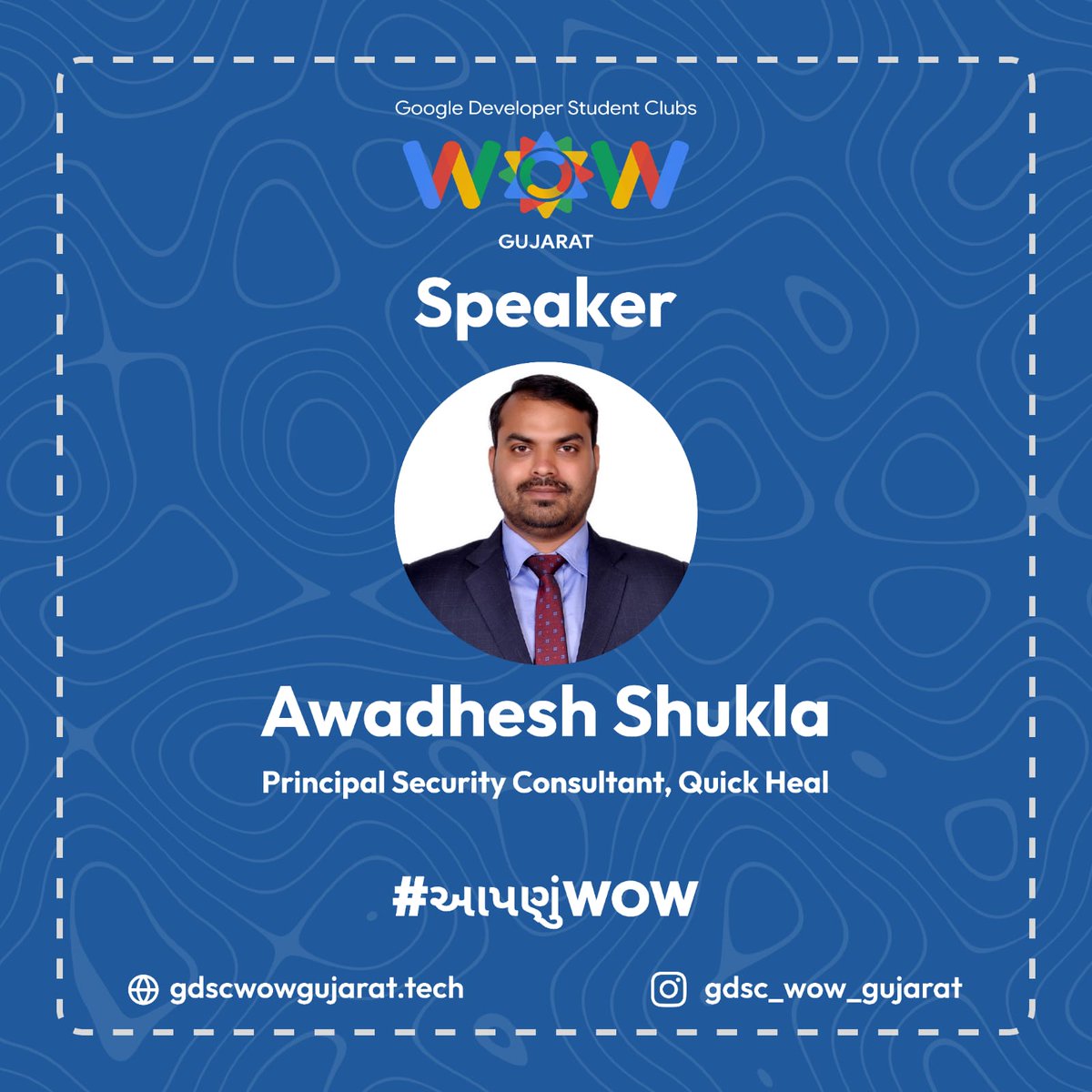 Meet Awadhesh Kumar Shukla, the cybersecurity maestro and Principal Security Consultant at Quick Heal. With a slew of CompTIA and EC-Council certifications.
Stay tuned for his invaluable insights on making the digital world safer!🚀
 #GDSCWOW #CybersecurityExpert