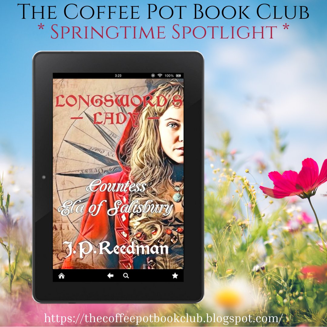 Shining a bright 🌺Springtime Spotlight🌺 on 🌟Longsword's Lady by J.P. Reedman🌟 Discover an intriguing tale of Lady Ela's survival in the turbulent reigns of the Lionheart & King John! thecoffeepotbookclub.blogspot.com/2024/05/shinin… #medieval #HistoricalFiction #WomenInHistory @stonehenge2500