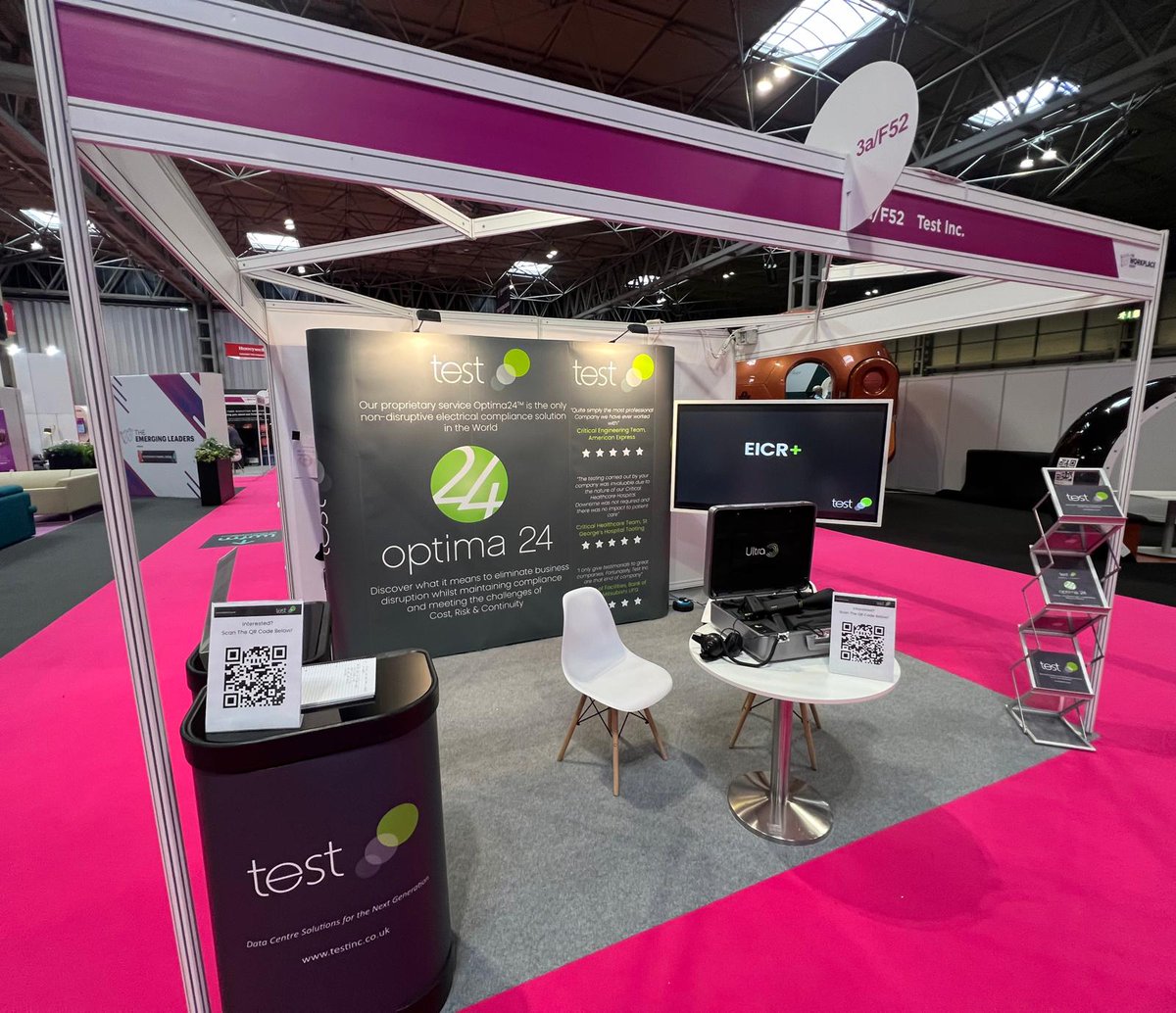 Come &amp; see us at The Workplace Event on stand 3a/F52.

We are the only Electrical Compliance &amp; Maintenance provider exhibiting at the show!

📋 Click the link below to register for free!
rfg.circdata.com/publish/WE24?e…

#TWE2024