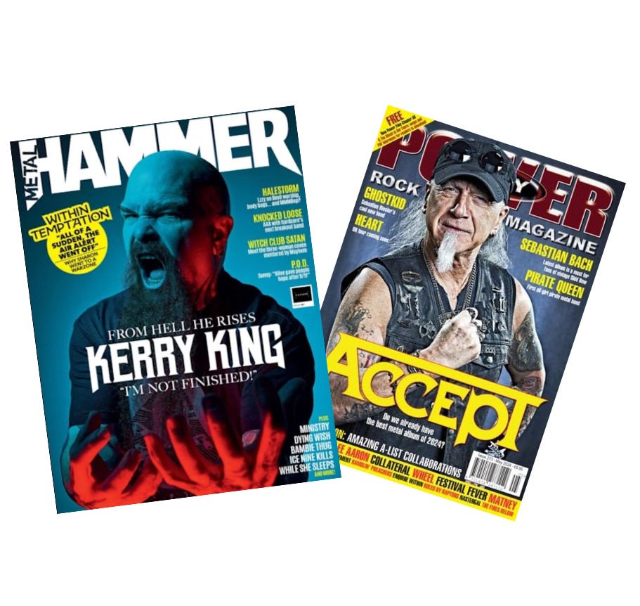 The spanking new issues of @MetalHammer and @Powerplaymag are out now. Powerplay feature: UK bruisers @TheFiresBelow , Brit riff slingers @EnquireWithinUK , and Scottish metalcorers #zeroOne . Metal Hammer take in the dark rock sounds of @DeadAudioSaints . Grab yours today!