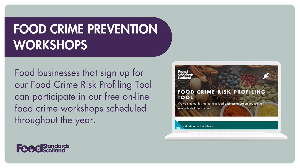 We recently held our first food crime prevention workshops. Due to the positive response, we plan to hold further workshops later this year, which will be free for all those who sign up and use our Food Crime Risk Profiling Tool. Sign up at: bit.ly/3T1qov5 #FoodCrime